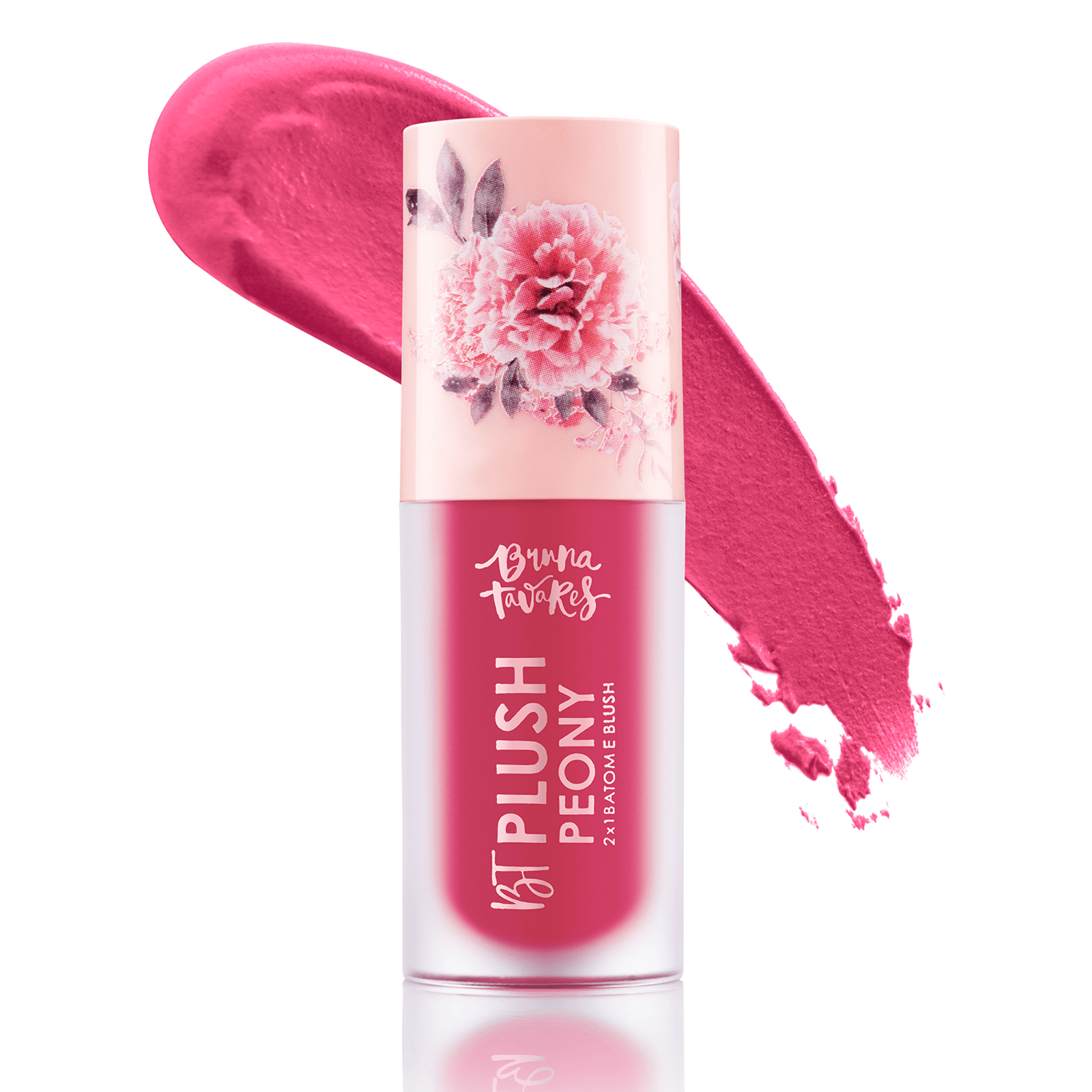 BT Plush Peony Coral Charm - Image 3