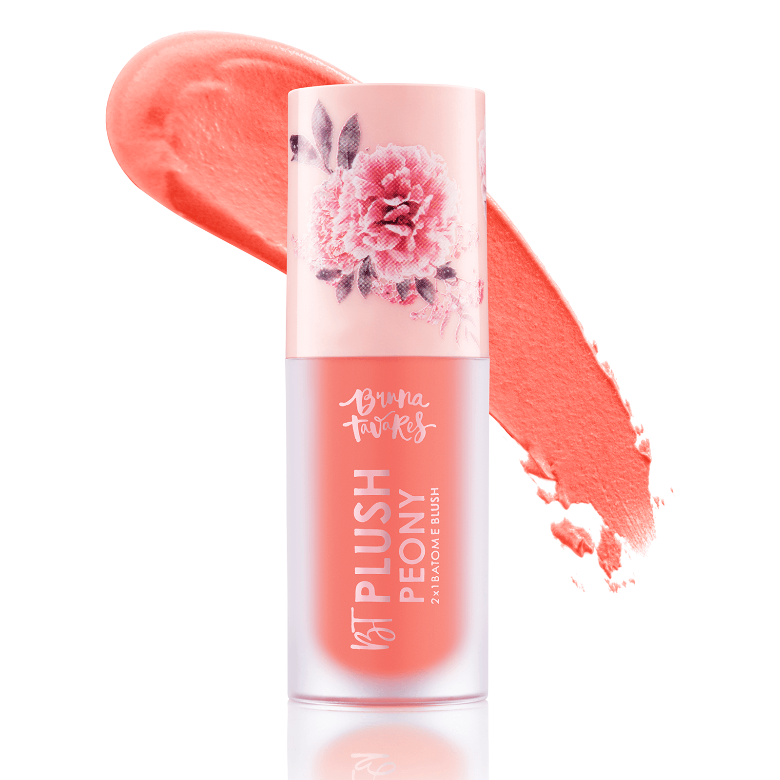 BT Plush Peony Coral Charm - Image 5